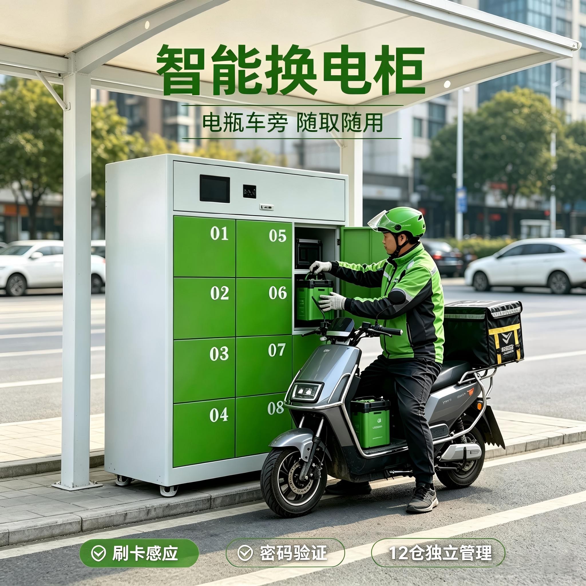 智能换电柜9/10/12仓